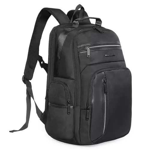 swiss-military-29-l-sage-laptop-backpack-water-resistant-polyester-body-with-usb-port-and-anti-theft-pocket-trolley-strap-black