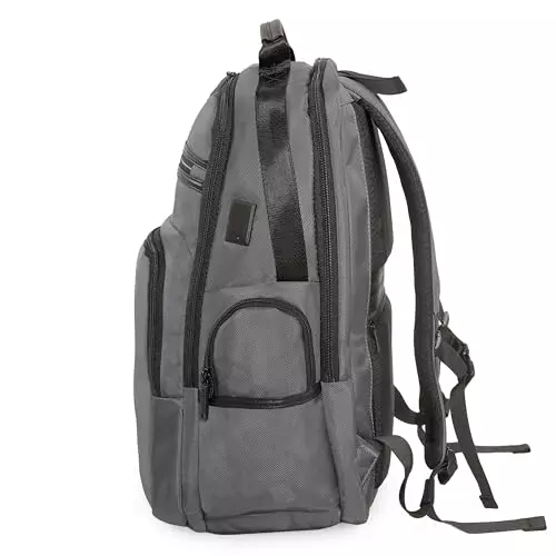 swiss-military-29-l-sage-laptop-backpack-water-resistant-polyester-body-with-usb-port-and-anti-theft-pocket-trolley-strap-grey