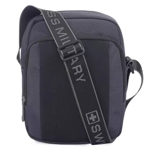 swiss-military-4-l-trail-cross-body-sling-bag-black-gold-collection-1680d-polyester-body-with-adjustable-shoulder-strap-keychain-holder-grey