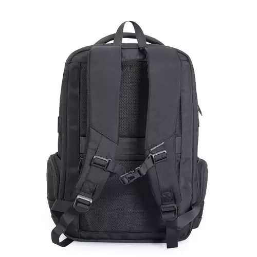 swiss-military-29-l-blaze-laptop-backpack-black-gold-collection-with-usb-charging-port-chest-strap-for-156-inch-laptops-black
