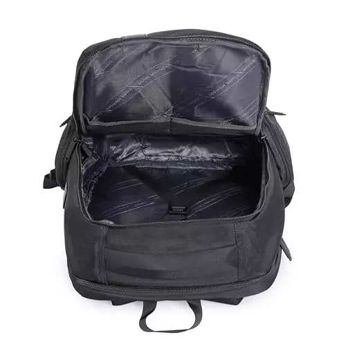 swiss-military-29-l-blaze-laptop-backpack-black-gold-collection-with-usb-charging-port-chest-strap-for-156-inch-laptops-black