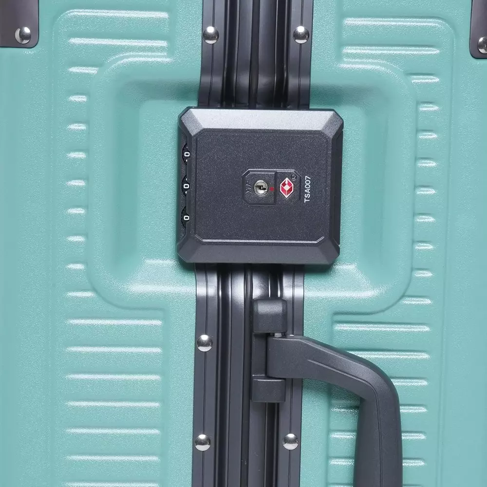 swiss-military-44-l-kinetic-hard-trolley-bag-black-gold-collection-polycarbonate-body-with-aluminium-frame-tsa-lock-small-size-20-inch-green