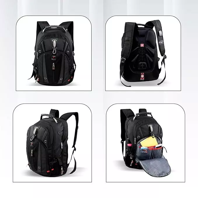 swiss-military-laptop-backpack-black-1000d-polyester-32-l-capacity-3-compartments-and-5-pocket-lbp76-blk