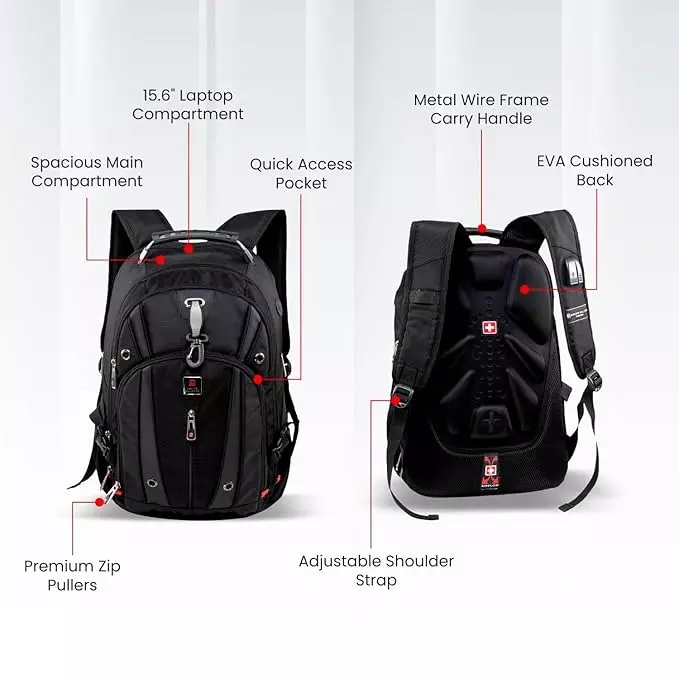 swiss-military-laptop-backpack-black-1000d-polyester-32-l-capacity-3-compartments-and-5-pocket-lbp76-blk