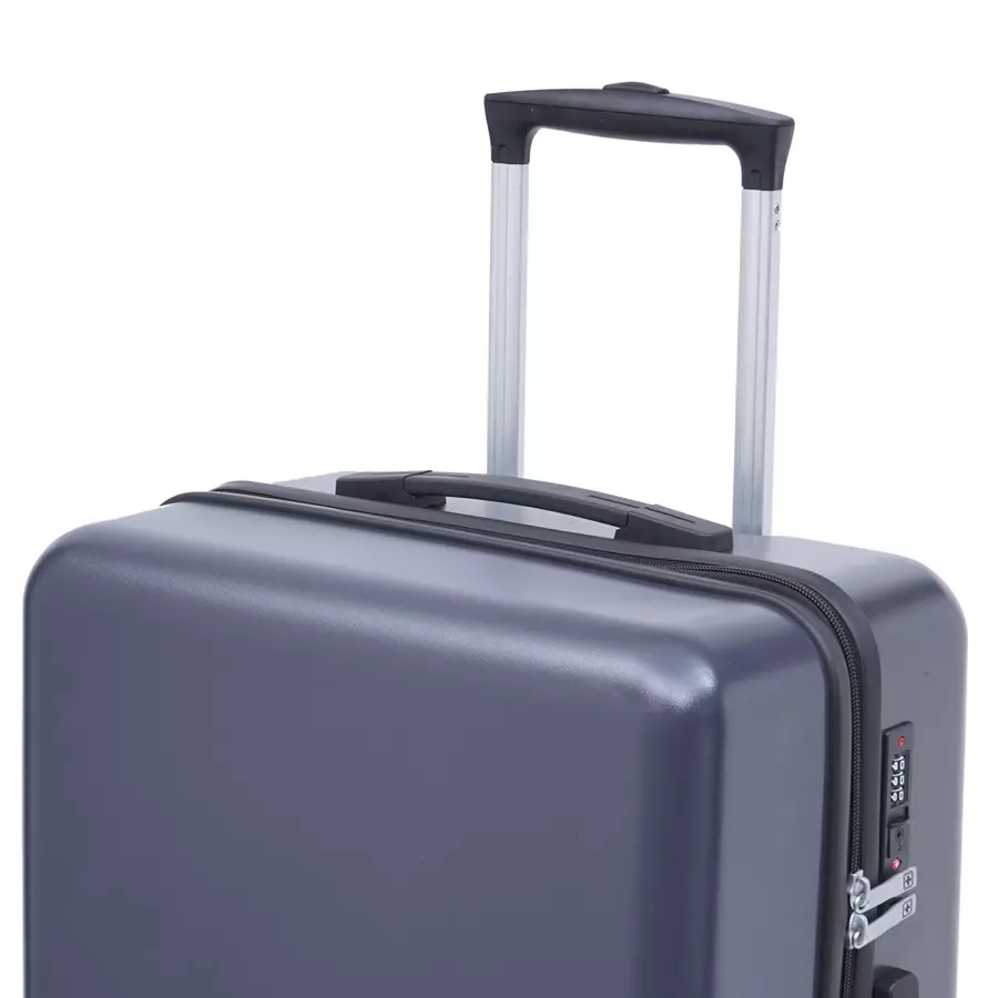 SWISS MILITARY Arctic Elite 68 L Grey Polycarbonate Spinner Suitcase, ARCTIC_HTL143_GRY_65CM