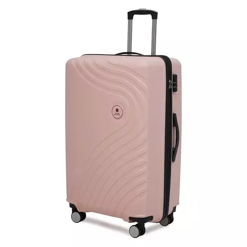 swiss-military-97-l-miles-pro-hard-trolley-luggage-bag-polypropylene-body-with-anti-theft-3-dial-lock-360-spinner-wheels-size-75-cm-peach