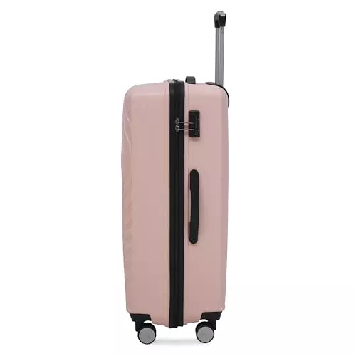 swiss-military-97-l-miles-pro-hard-trolley-luggage-bag-polypropylene-body-with-anti-theft-3-dial-lock-360-spinner-wheels-size-75-cm-peach