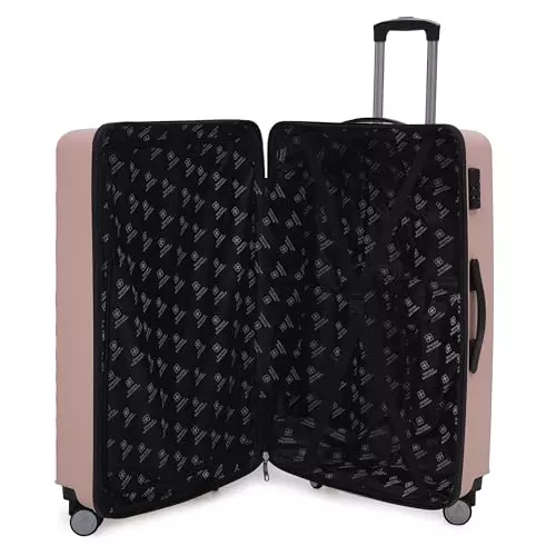 swiss-military-97-l-miles-pro-hard-trolley-luggage-bag-polypropylene-body-with-anti-theft-3-dial-lock-360-spinner-wheels-size-75-cm-peach