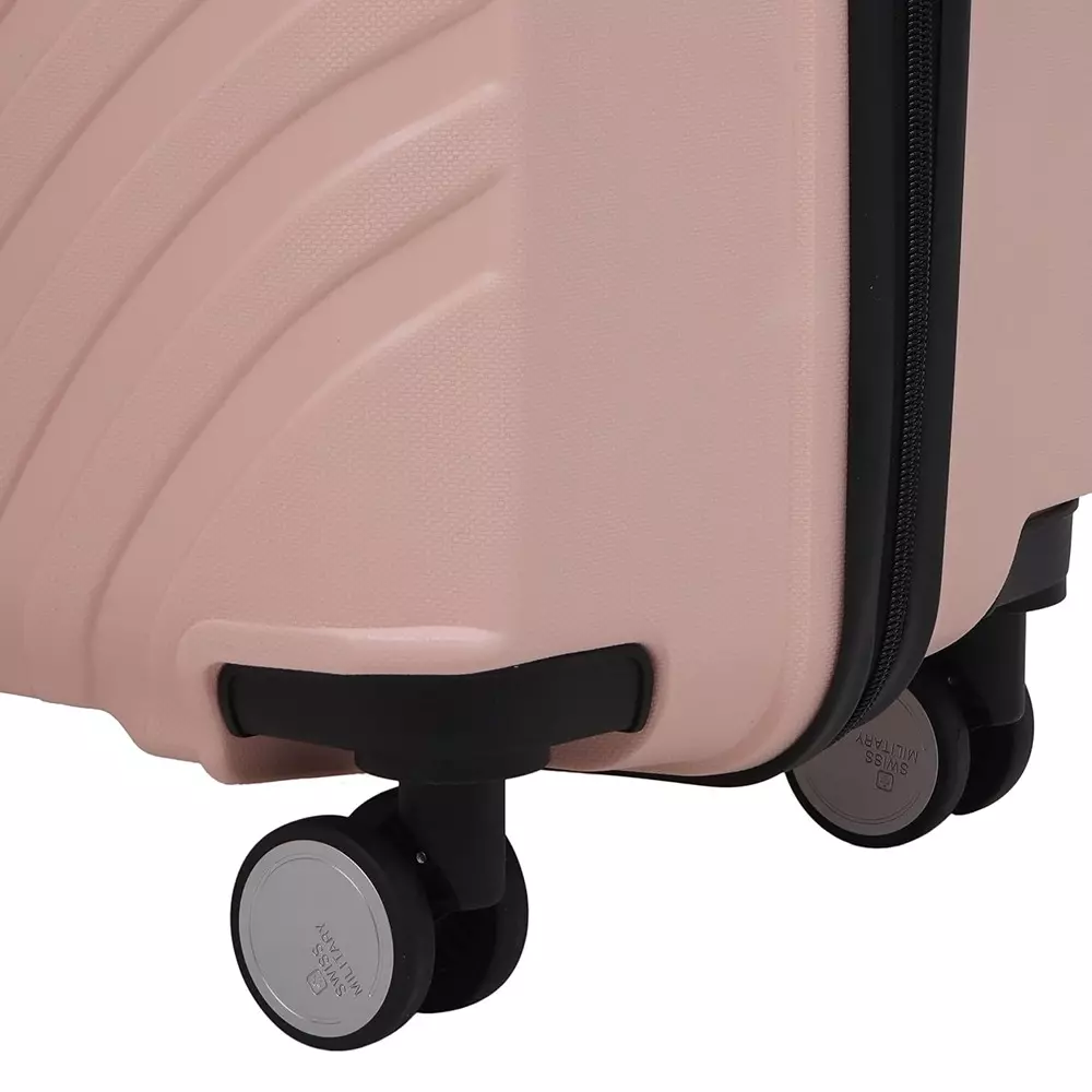swiss-military-97-l-miles-pro-hard-trolley-luggage-bag-polypropylene-body-with-anti-theft-3-dial-lock-360-spinner-wheels-size-75-cm-peach
