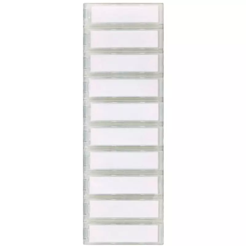Naigai Energering One-Touch Card Holder Polypropylene Transparent Material, CSY-5-CT (Pack of 100)