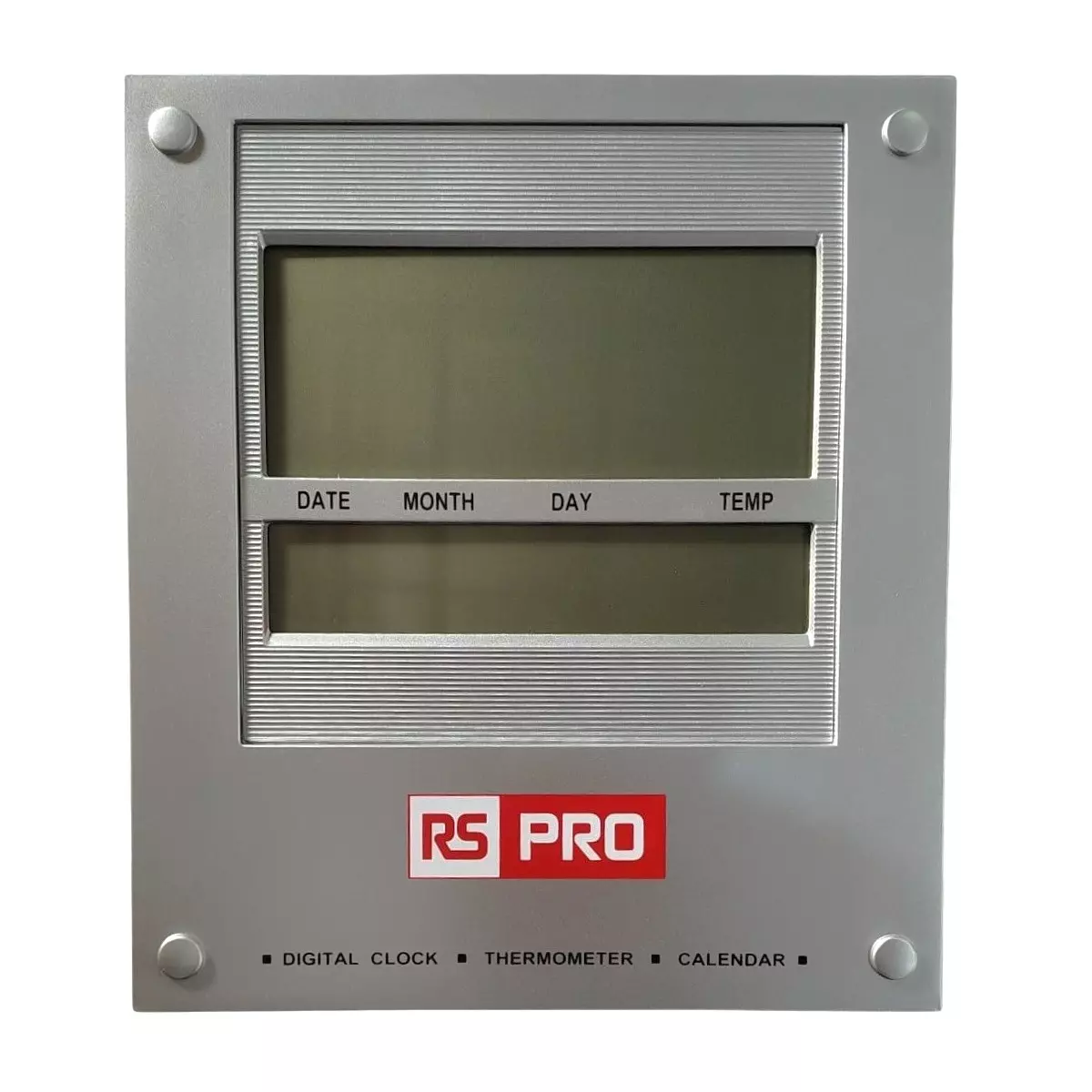 RS PRO Silver Wall Clock Model No 8111820