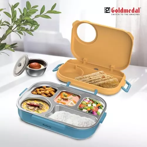 Goldmedal Packme Large Box Yellow Blue 1.8 L, GOL0433-YLBL