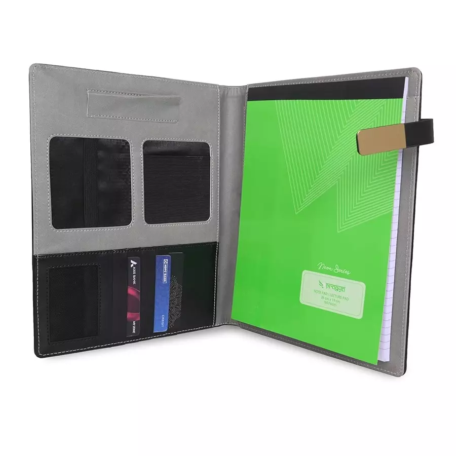 Pragya Luxury B5 Single Ruled Travel Organizer 100 Pages with 26X34.5 cm