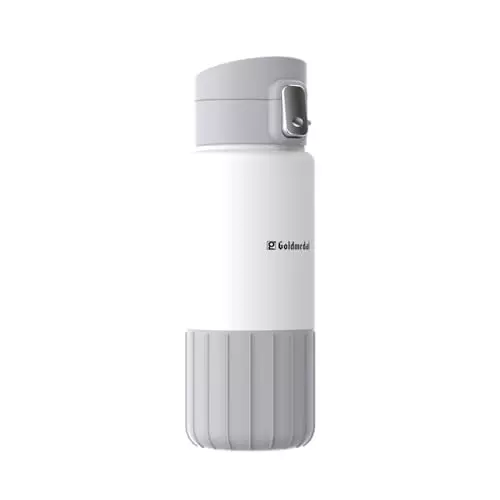 Goldmedal Iconiq Insulated Water Bottle White-Grey 500 ml, GOL0437BKG