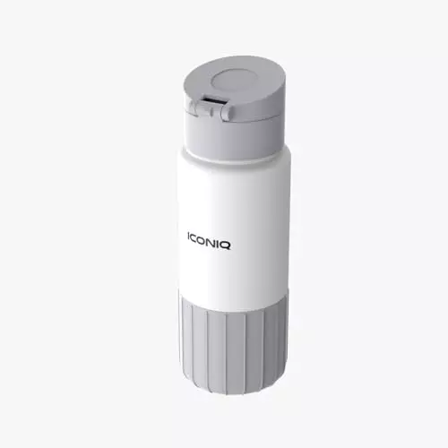 Goldmedal Iconiq Insulated Water Bottle White-Grey 500 ml, GOL0437BKG