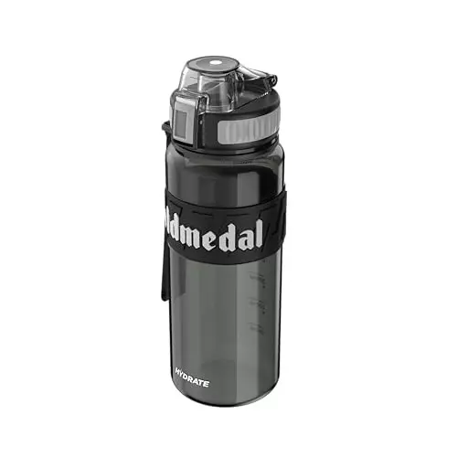 Goldmedal Hydrate Bottle Black With Grey 800 ml, GOL0431