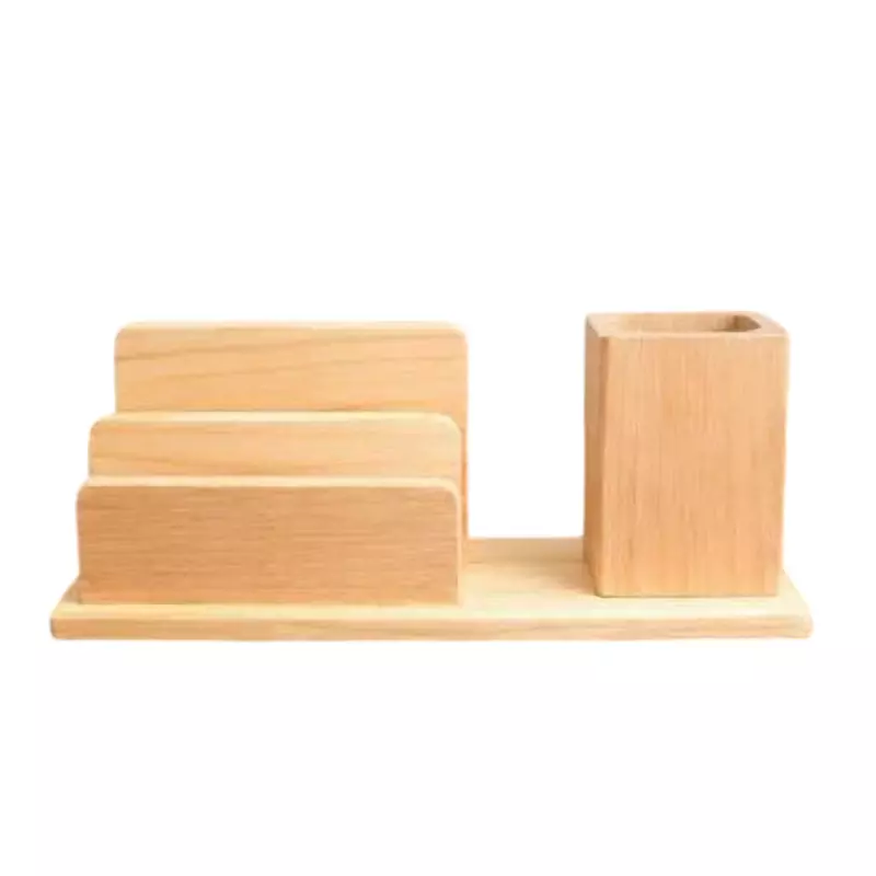 RDP Wooden Desk Organizer For Hold Pens, Pencils, Office Supplies, S115