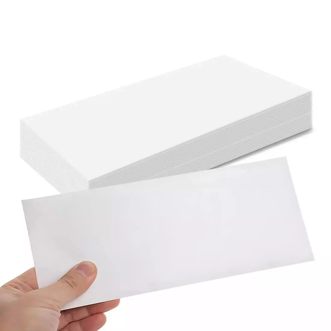 GENERIC White Envelope without Lamination 4.5 x 10 inch (Pack of 250)