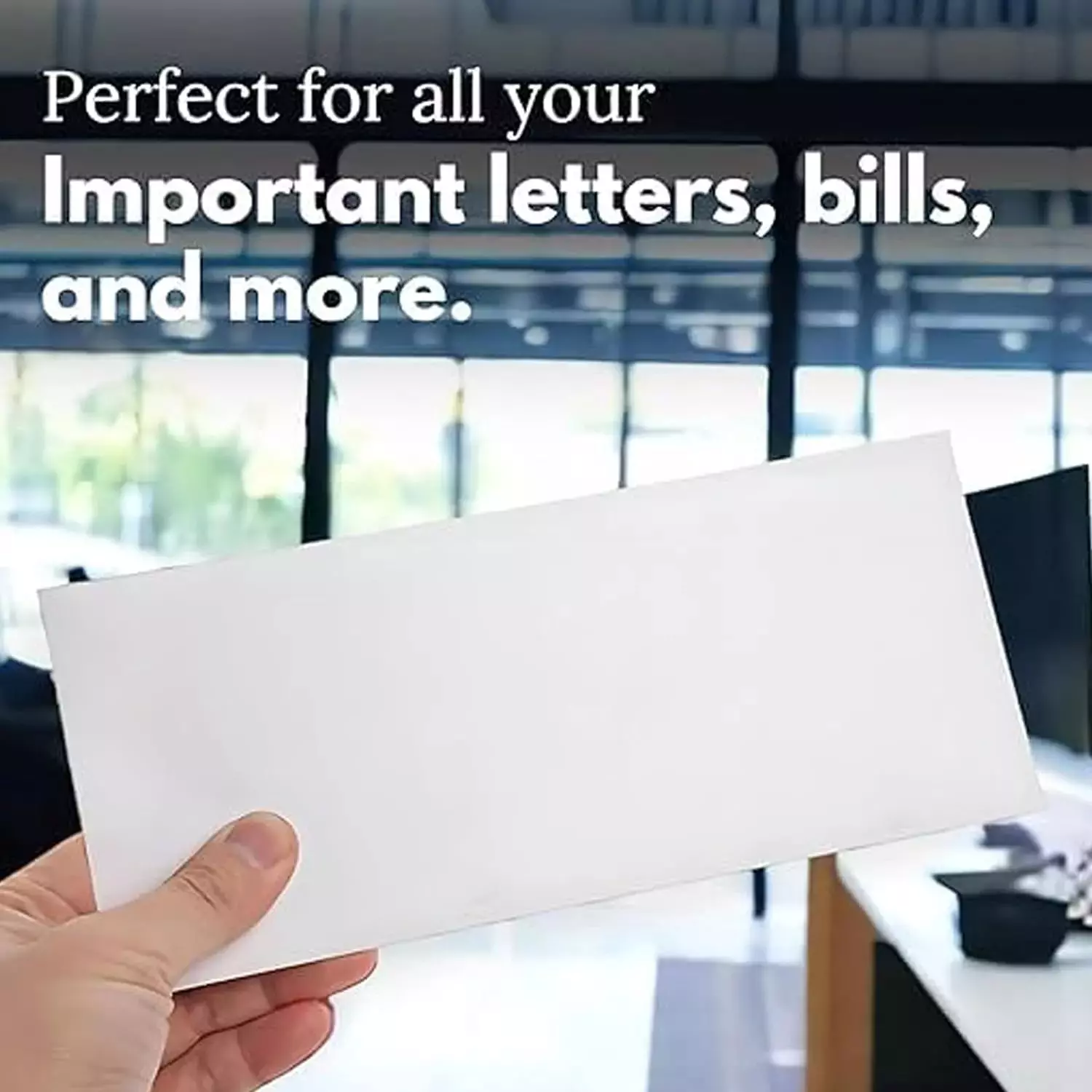 GENERIC White Envelope without Lamination 4.5 x 10 inch (Pack of 250)