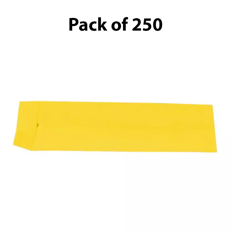 GENERIC Yellow Envelope with Lamination 11 x 5 inch (Pack of 250)