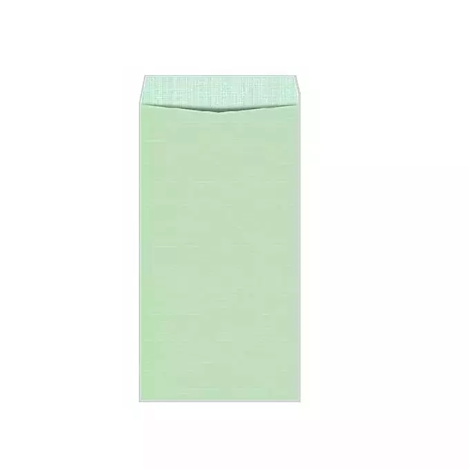 Genric 11x5 inch Green Nett Cloth Lined Envelopes (Pack of 100)