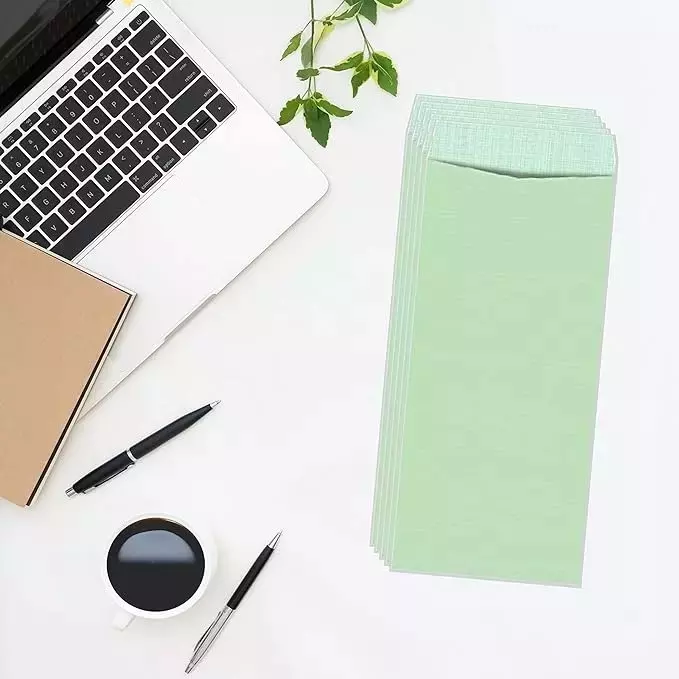 genric-11x5-inch-green-nett-cloth-lined-envelopes-pack-of-100