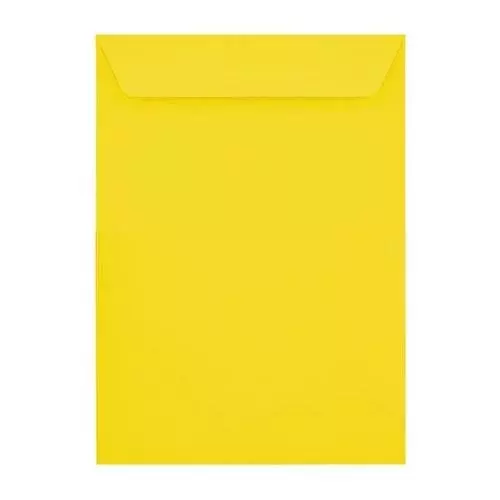 GENERIC Laminated Paper Envelopes Yellow 12x16 Inch (30.48x40.64 cm) Size Rectangular for Courier & Postal Use, (Pack of 1000 Pcs)