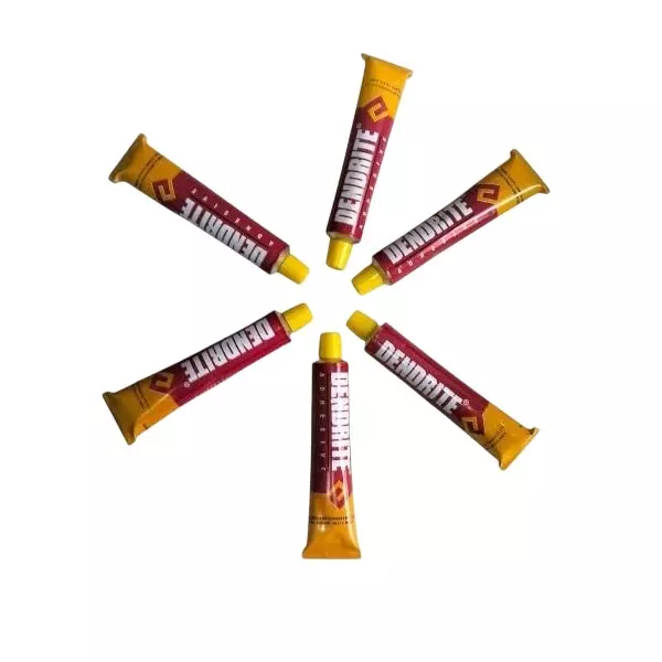 GENERIC Dendrite Super Joiner Adhesive, Synthetic Rubber Liquid, Yellow, 50 ml Tube Capacity (Pack of 6)