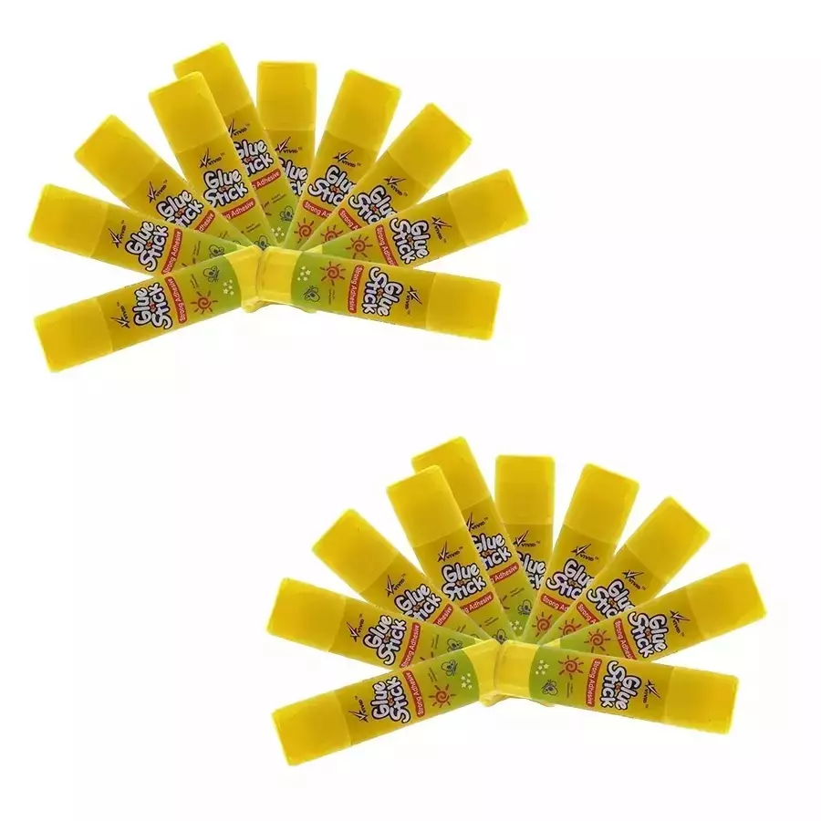 Vivid Transparent Glue Stick for Paper 21 g (Pack of 6)