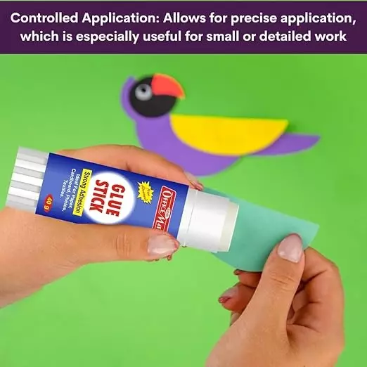 Soni Office Mate 40 g Glue Stick Quick Drying Strong PVP Adhesive for DIY, School, Office & Craft Use