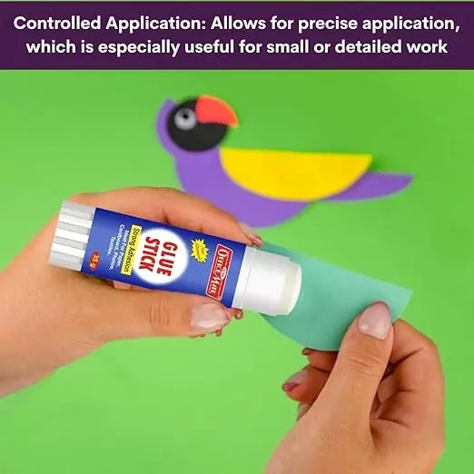 Soni Office Mate 35 g Glue Stick Quick Drying Strong PVP Adhesive for DIY, School, Office & Craft Use (Pack of 1)