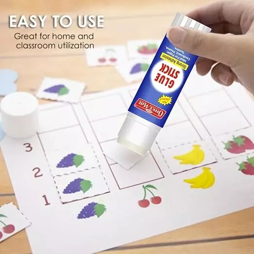 Soni Office Mate 35 g Glue Stick Quick Drying Strong PVP Adhesive for DIY, School, Office & Craft Use (Pack of 1)