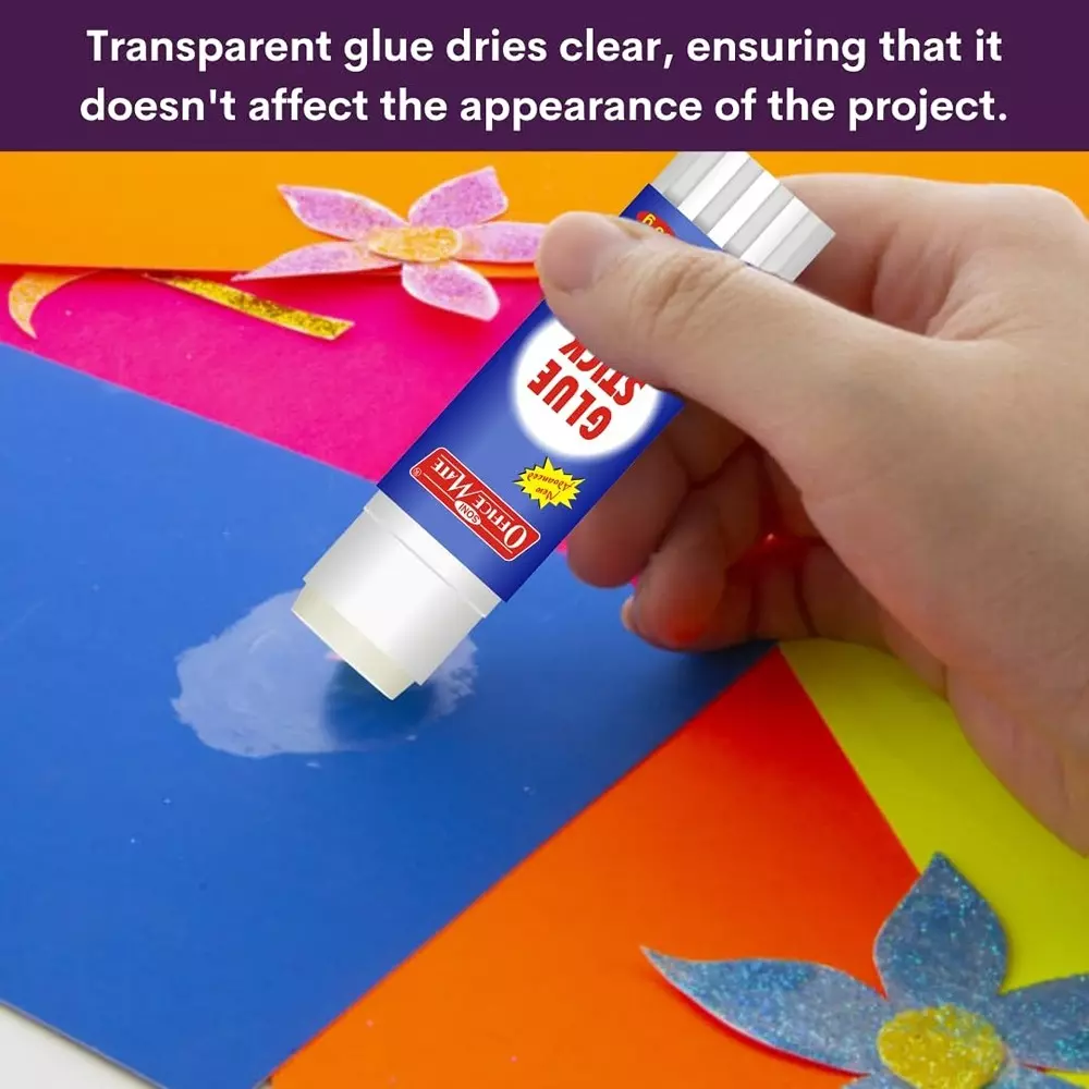 Soni Office Mate 35 g Glue Stick Quick Drying Strong PVP Adhesive for DIY, School, Office & Craft Use (Pack of 1)