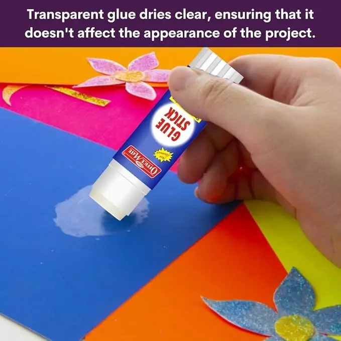 Soni Office Mate 15 g Glue Stick Quick Drying Strong PVP Adhesive for DIY, School, Office & Craft Use (Pack of 2)