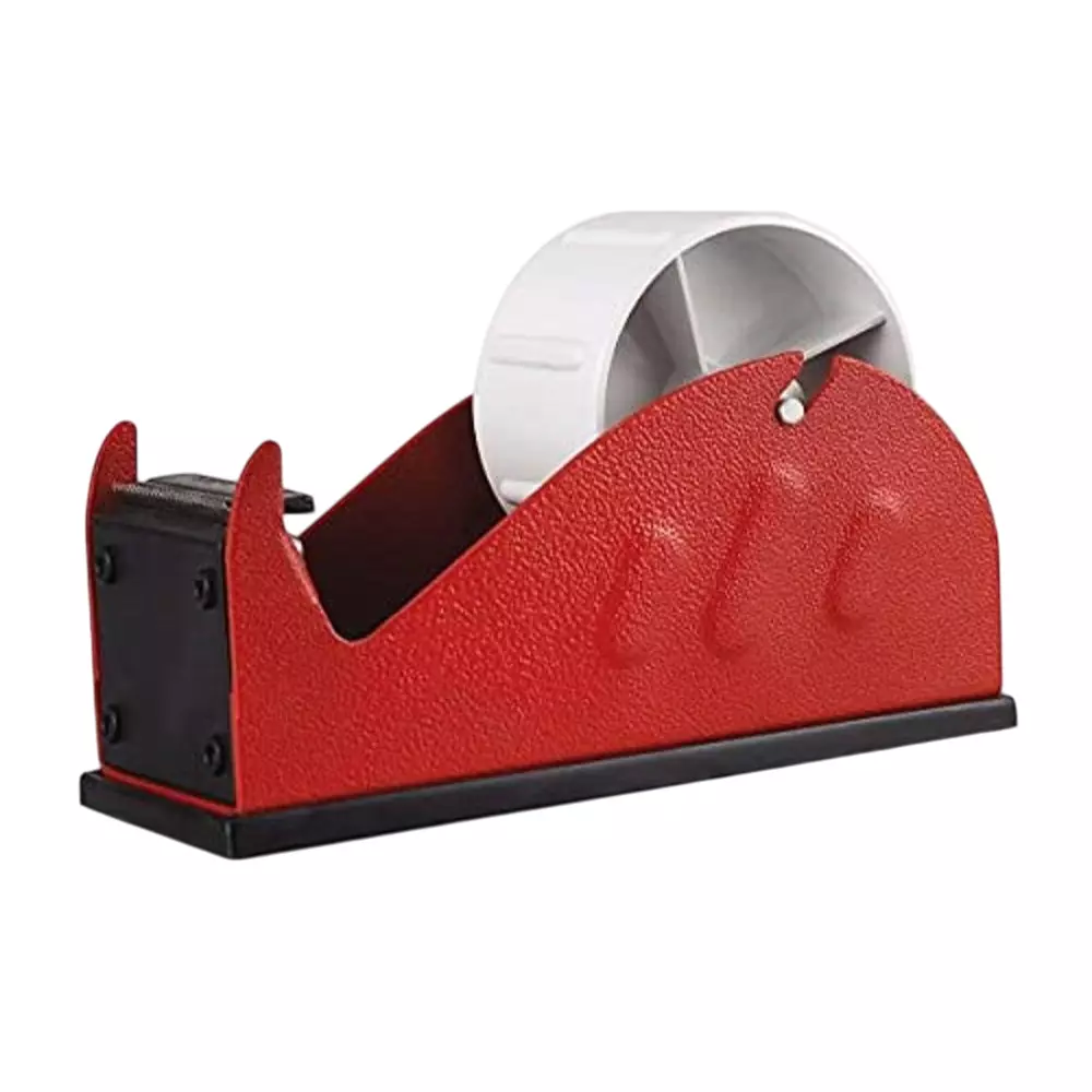 ikon Tape Dispenser 25.4 mm Size Multicolor Plastic Manual for Office, Home & School