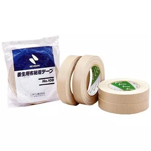 NICHIBAN Curing Cloth Adhesive Tape 25 mm x 25 m, No.108 (Pack of 60 Roll)