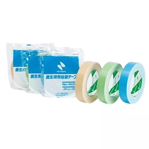 NICHIBAN Curing Cloth Adhesive Tape 25 mm x 25 m, No.103G (Pack of 60 Roll)