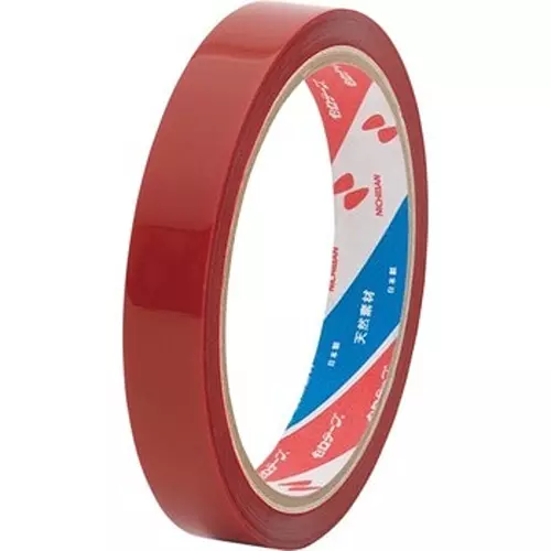 NICHIBAN Cellophane Tape Colored Type Red 15 mm x 35 m, NO.430 (Pack of 10 Roll)
