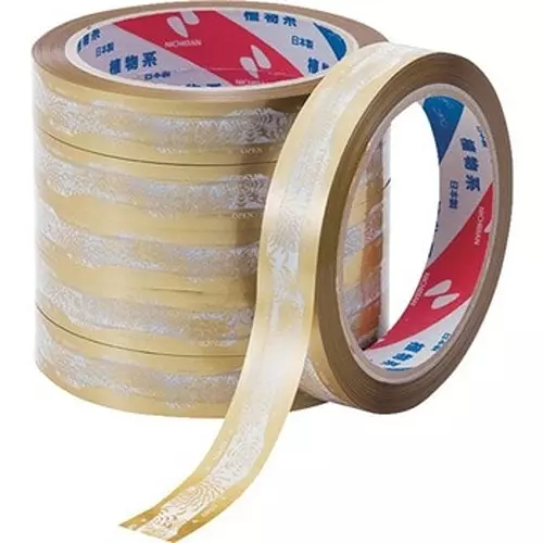 NICHIBAN Cellophane Tape 18 mm x 50 m Easy Open for Food Pack, CTEZ-KS (Pack of 10 Roll)