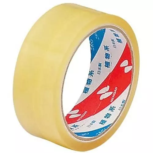 NICHIBAN Cellulose Tape Transparent 18 mm x 35 m for Business Use, No.405 (Pack of 10 Roll)