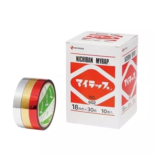 NICHIBAN My Wrap Glossy Tape 24 mm x 30 m, 60210-24 (Pack of 5 Roll)