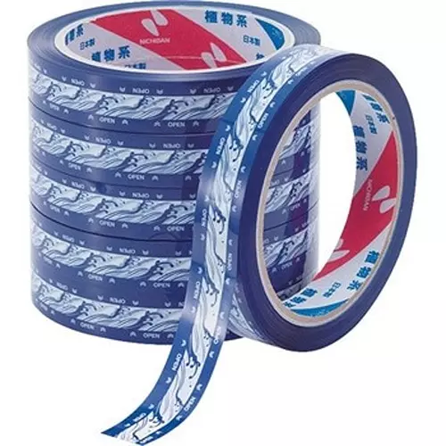 NICHIBAN Cellophane Tape 18 mm x 50 m for Food Packs of Fresh Fish, CTEZ-SG (Pack of 10 Roll)