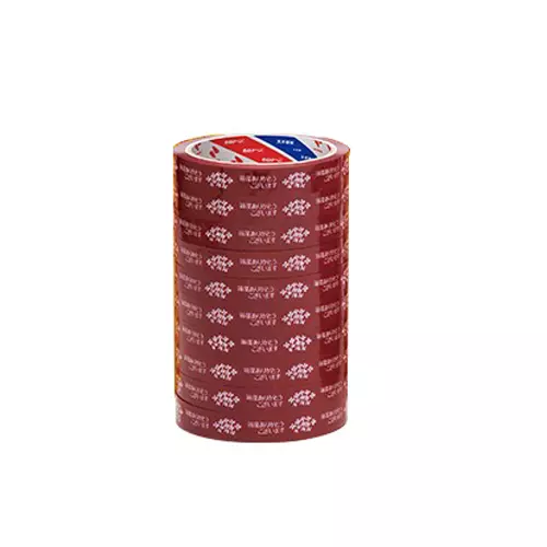 NICHIBAN Cellulose Tape Standard Printing PS-4 Flower Petal (Red) 15 mm x 35 m, No.450 (Pack of 10 Rolls)