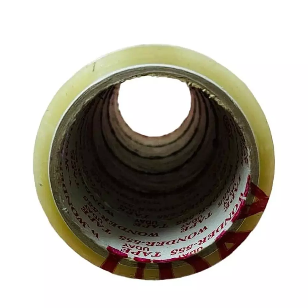 Wonder ‎Transparent Tape 50.8 mm White 65 m Length for Office, Home & School (Pack of 6 Pcs)