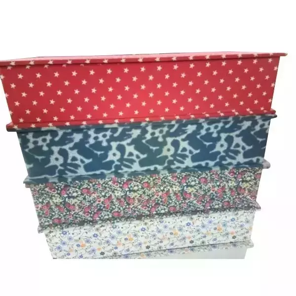 GENERIC Assorted Printed F/s Size Clip-On Box File ( Pack of 8)