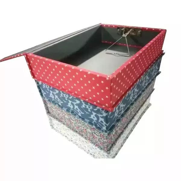 GENERIC Assorted Printed F/s Size Clip-On Box File ( Pack of 8)