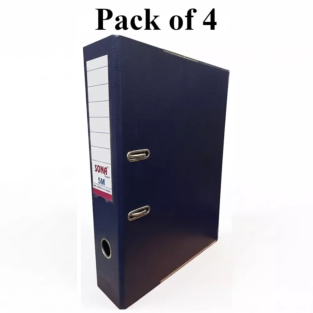 sona-5m-index-box-file-size-a4-in-assorted-colors-fitted-with-kangaroo-clip-for-office-use-pack-of-4