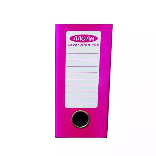 AAGAM Box File FC Size Steel Polished Heavy Quality Assorted, LA-570 (Pack of 4)