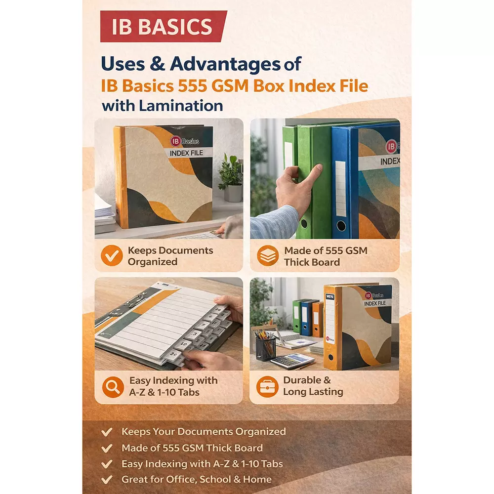 ib-basics-555-gsm-box-index-file-with-lamination-legal-a4-size-assorted-color-pack-of-4