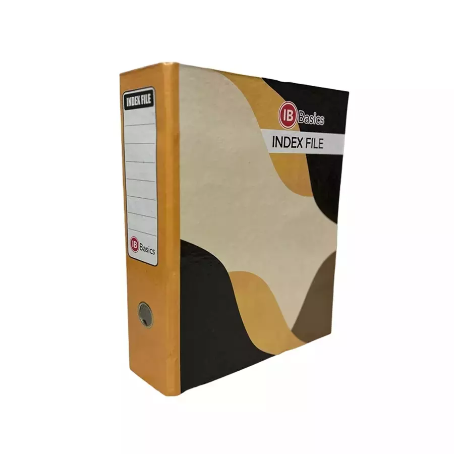 IB BASICS 555 GSM Box Index File with Lamination Legal A4 Size Assorted Color (Pack of 8)